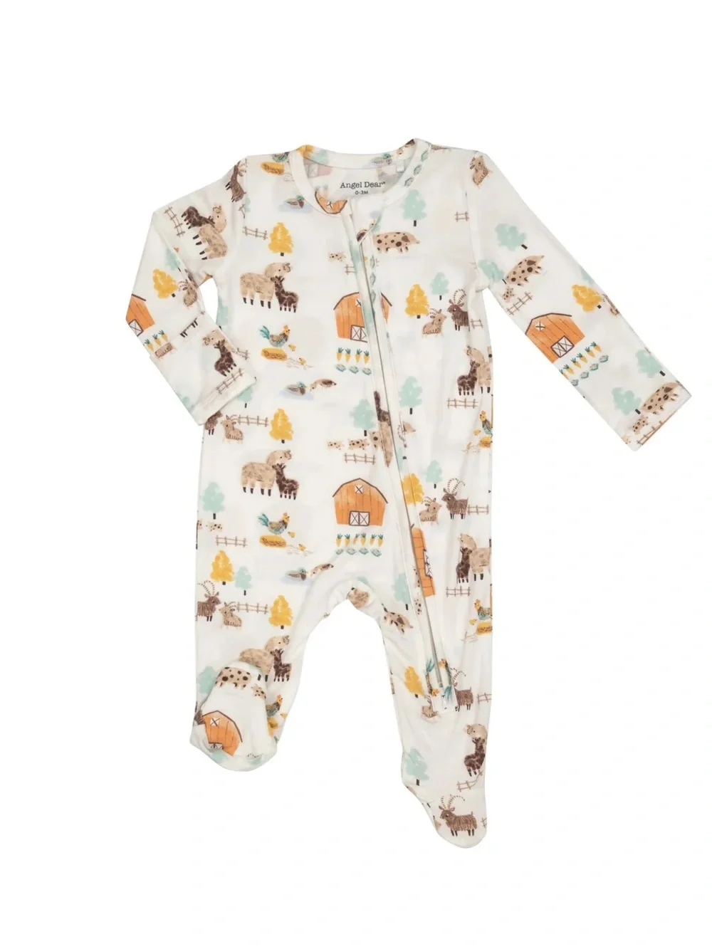 Angel Dear Alpaca Farm 2 Way Zipper Footie